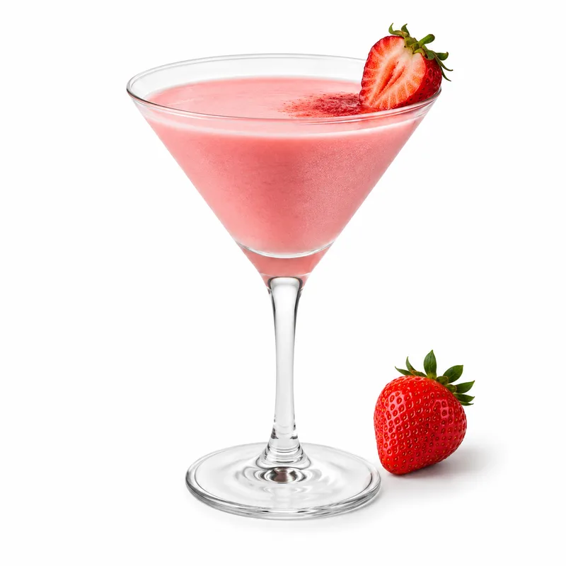 Strawberry Velvet Martini